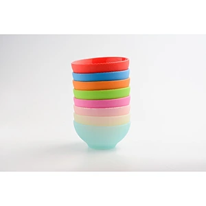 Kitchen Accessory Tool Eco-friendly Silicone Noodles Salad Bowl With Lids