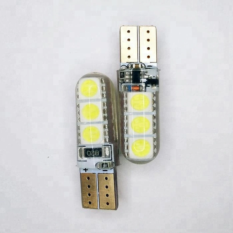 Wholesale Car reading Reverse License plate W5W Canbus Silicon LED Interior Light 5050 6SMD T10