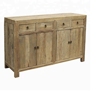 asian  chinese antique reproduction furniture reclaimed wood chinese sideboard