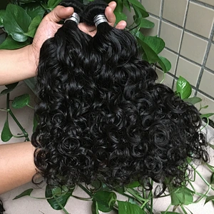 Fashion new style natural deep wave indian hair raw wholesale indian hair in india weave bundles with closure