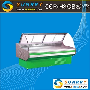 Boiled Deli Food Display Showcase 2500MM Length (SY-SDS1180B SUNRRY)