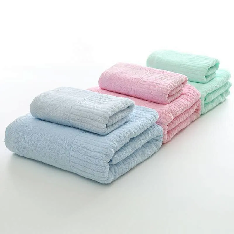 Free Sample Customized Logo Bath Towels China Supply 100% Cotton Towel Wholesale Color Towels