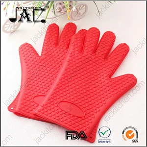 High Quality Non Stick Silicone Gloves Heat Resistant Grill Gloves