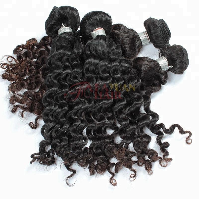 Trade Assurance!!! Fayuan Top Quality Unprocessed Brazilian Virgin Human Hair Weave Loose Curly