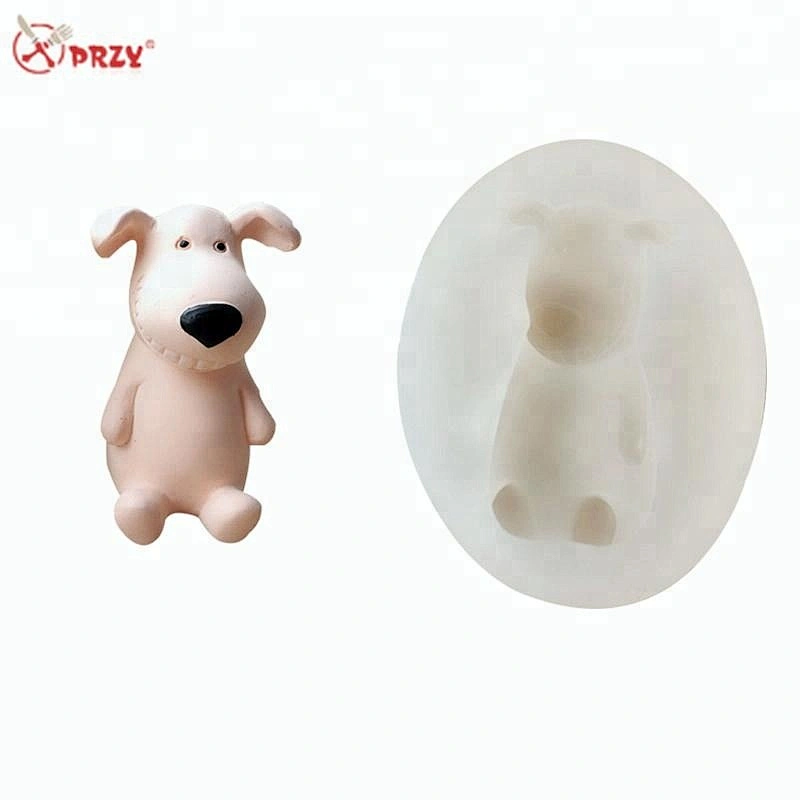 2018 new Cute barking dog soap mould plaster car mold aroma moulds puppy silicone candle molds