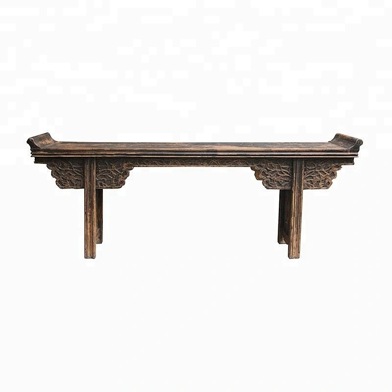 chinese antique rustic old elm altar table living room furniture