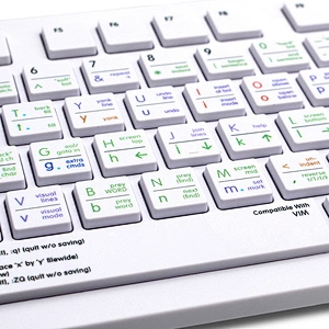 chinese computer film keyboard Custom keyboard printed with shortcut Design vim/dj/ps Factory price for macbook keyboard