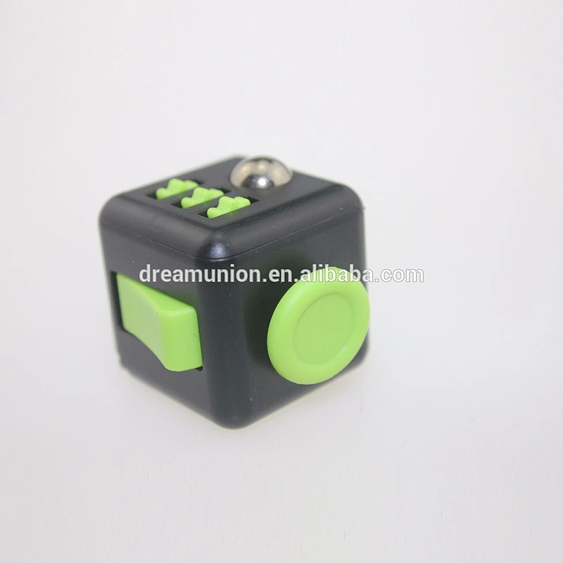 Magic Fidget Toys Cube Anxiety Stress Relief Focus 6-Sided Gift For Adults Child ADHD