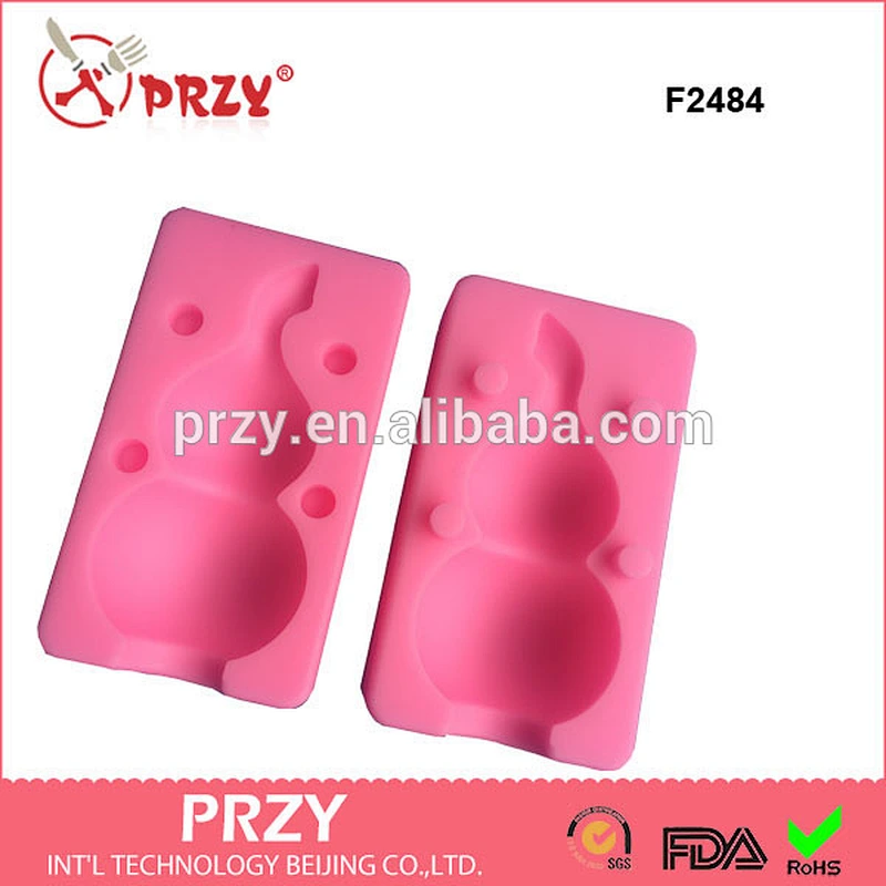 F2484 3D silicone fondant cake/muffin molds for party and kids