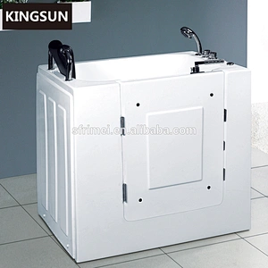 Elderly walk in shower tub combo with seat bathtub