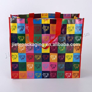 Accept Custom Order design printing plastic material bags for shopping with personal logo