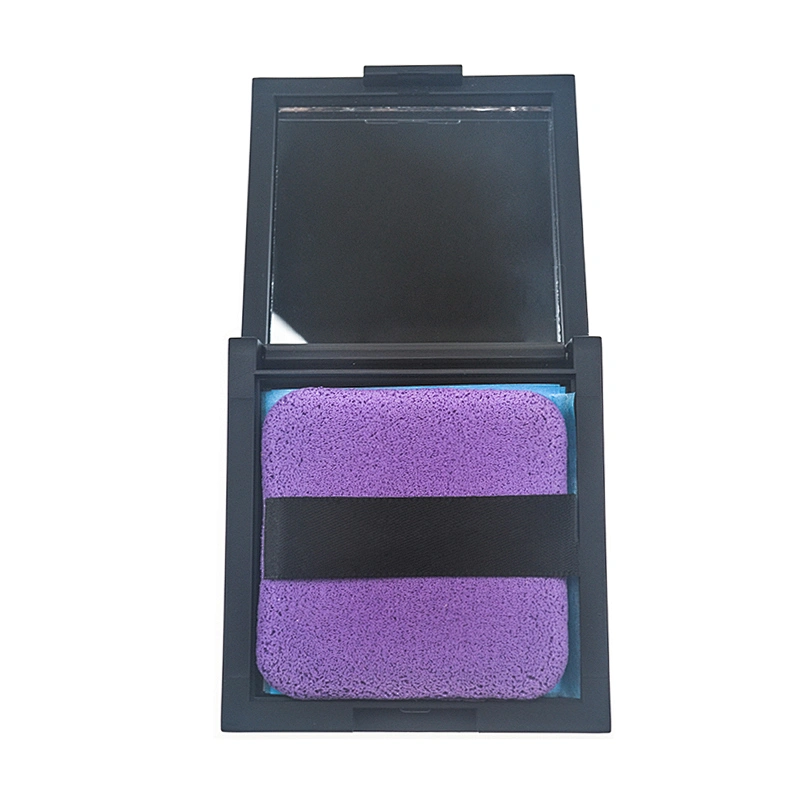 2018 Best oil sucking paper with makeup mirror and powder puff