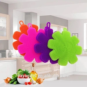 Wholesales Dish Washing Custom Silicone Sponge For Kitchen