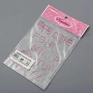 Attractive price market use self-close plastic accessories bag with hang mouth