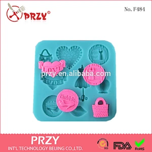 skirt and high heels modelling fondant cake mold chocolate mold for jelly