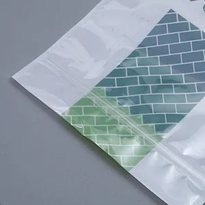 PE self-styled white transparent bag for home use