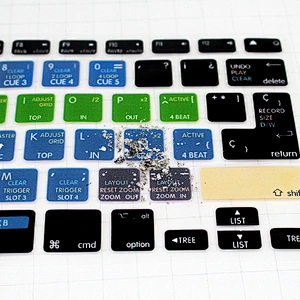 OEM traktor kontrol s4 shortcut keyboard covers Silicone Spanish dust cover For mac pro 13 keypad cover