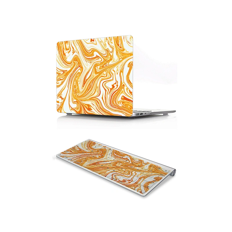 2 In 1 laptop for macbook marble case hard shell case and Keyboard Cover for mac laptop case cover for macbook pro 13 2016