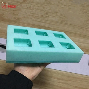 2018 new 6hole leaves shaped silicone mold 3d fondant Cake decoration molds Handmade leaf soap molds