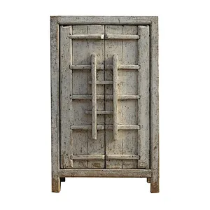 oriental chinese antique reclaimed salvaged distressed shabby chic wardrobe furniture
