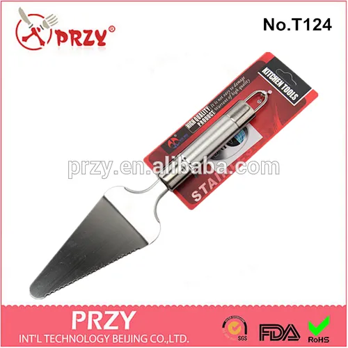 T124 high quality stainless steel pizza shovel