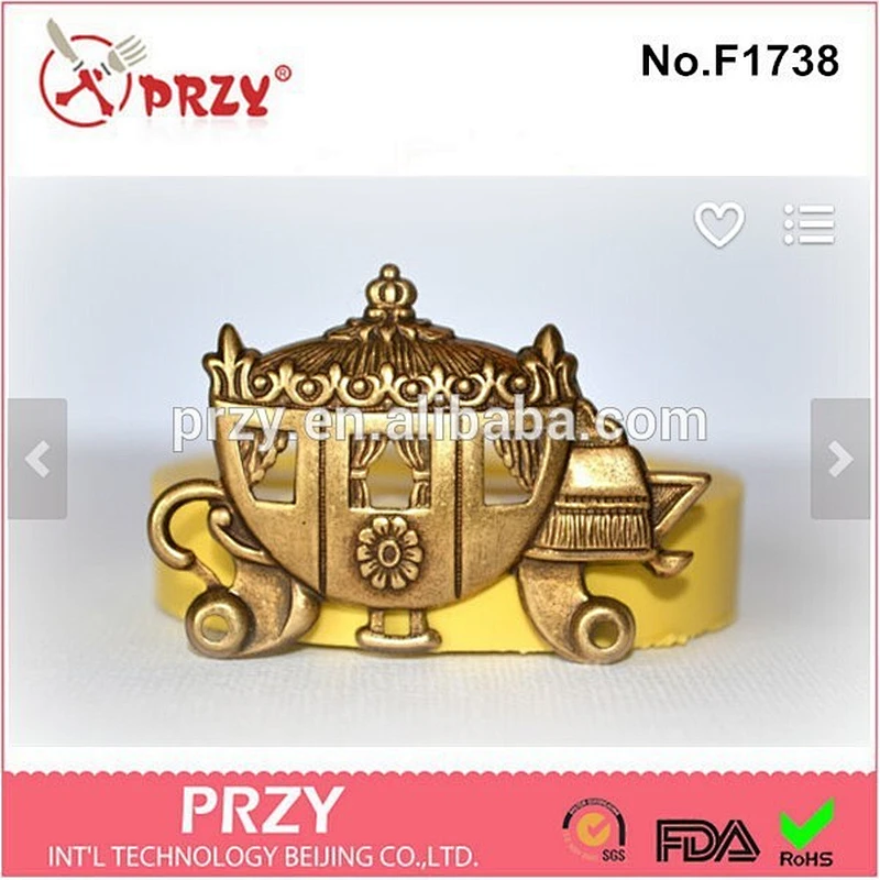 2015 hotsale Cinderella Royal Carriage gum paste silicone fondant mold