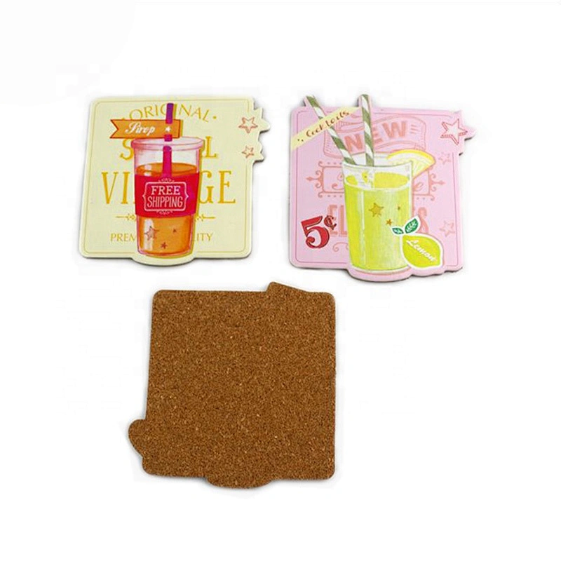 Customized Promotion Cheap Square Circle Coaster ,Printed cup mat
