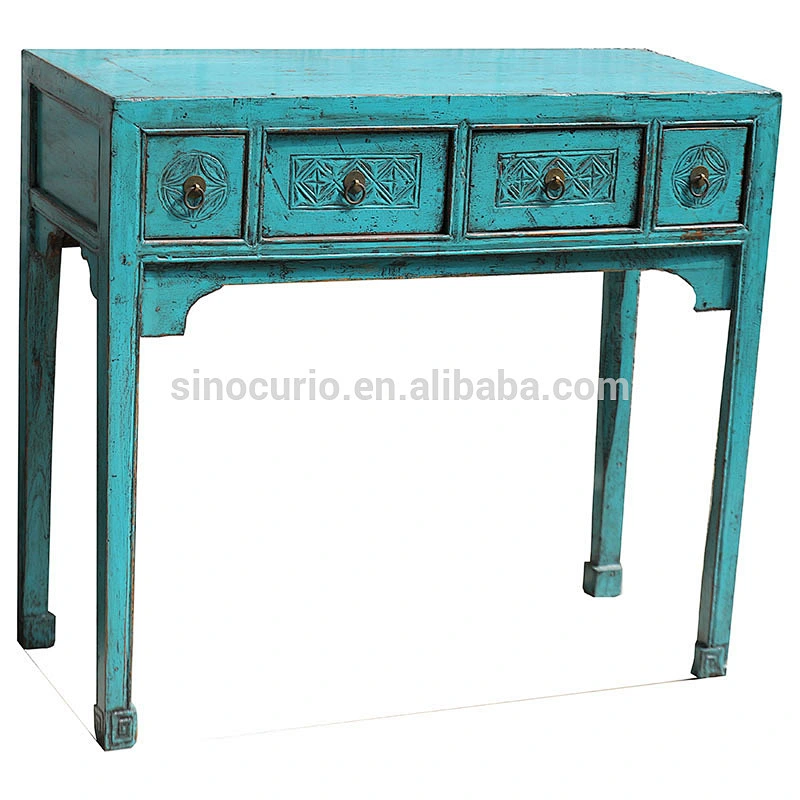 wholesale china antique console table and side table with carving design