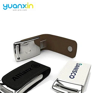High Quality Black Colors 64 Gb Leather Usb Flash Drive Pendrive 64Gb Memory