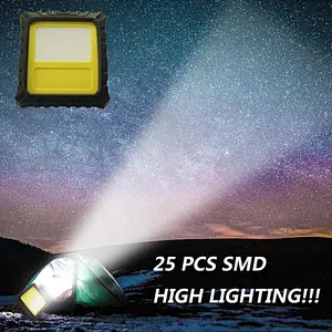 960 LUMENS 24PCS SMD RECHARGEABLE 2018 HOT SALE PLASTIC HANGING HOOK WORKING LIGHT FLOOD LIGHT