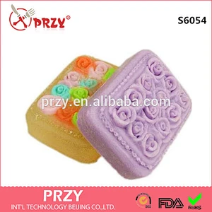 Valentine's day series 12 rose handmade silicone soap mold