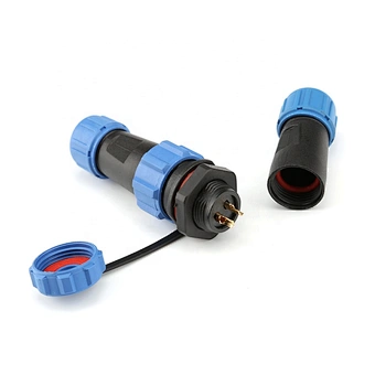 SP21 series cable wire docking plastic aviation plug socket connector 2pin Connector
