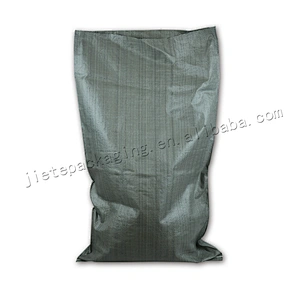 Recycled gray,green plastic pouch pp woven packing bag for courier and freight