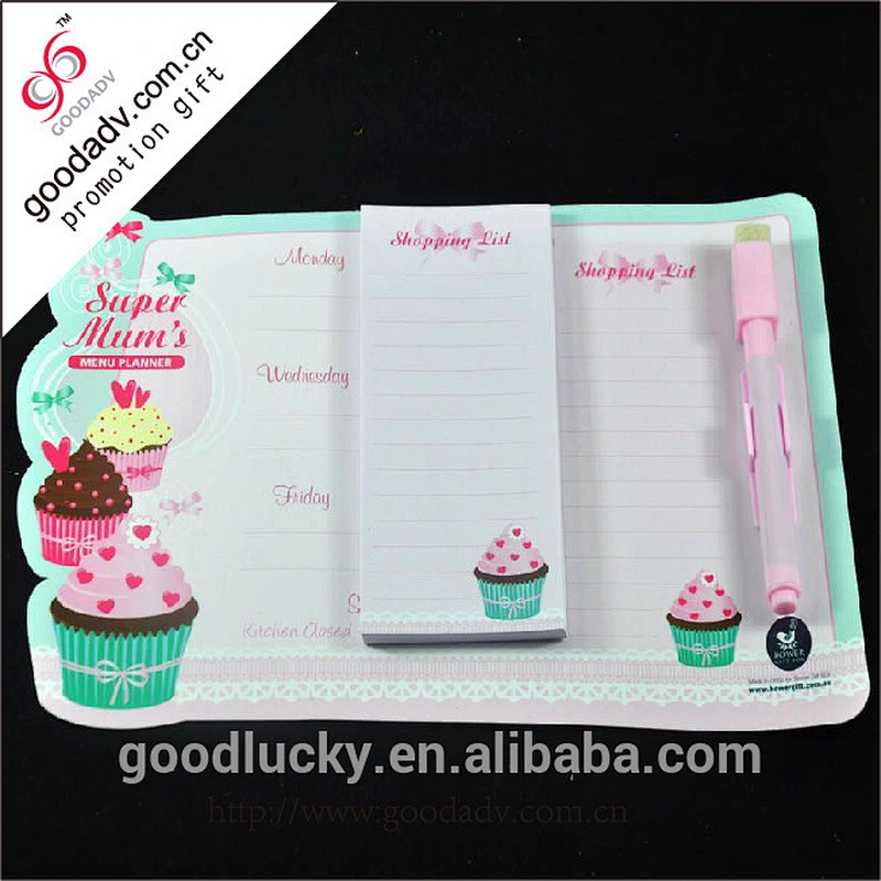 custom cheap small size pocket stand pen with notepad