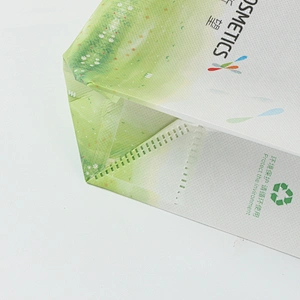 Reusable Tote 80 gsm Non-woven Fabric Bottle T-shirt Shopping Bag