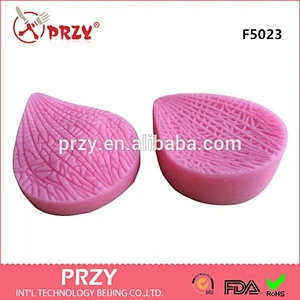 Leaf shaped Fondant Cake Decorating tool Silicon cake molds
