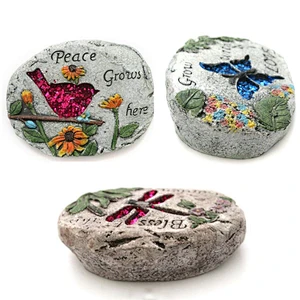 Stone shape Soap molds Candle mold Butterfly Bird Dragonfly pattern Handmade soap Silicone Mold