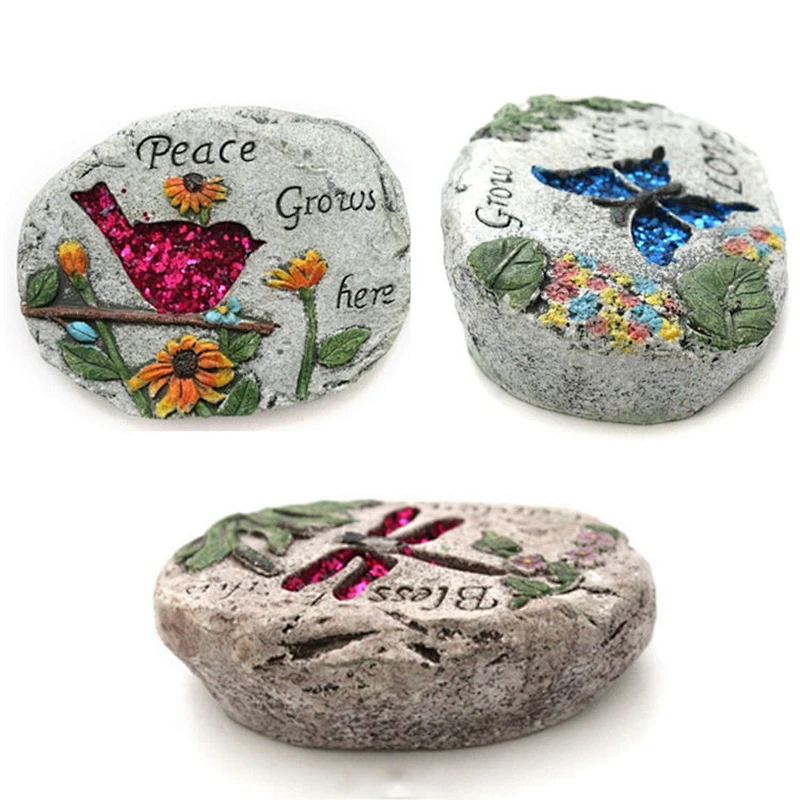 Stone shape Soap molds Candle mold Butterfly Bird Dragonfly pattern Handmade soap Silicone Mold