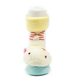 Autumn Winter wholesale kids manufacturers Newborn non slip floor lovely cartoon cat bear coral velvet Baby shoe Socks