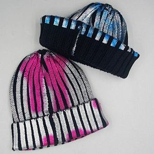 high quality winter women stylish gilding beanie hat wholesale
