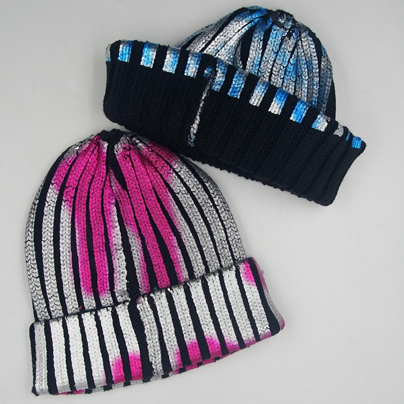 high quality winter women stylish gilding beanie hat wholesale