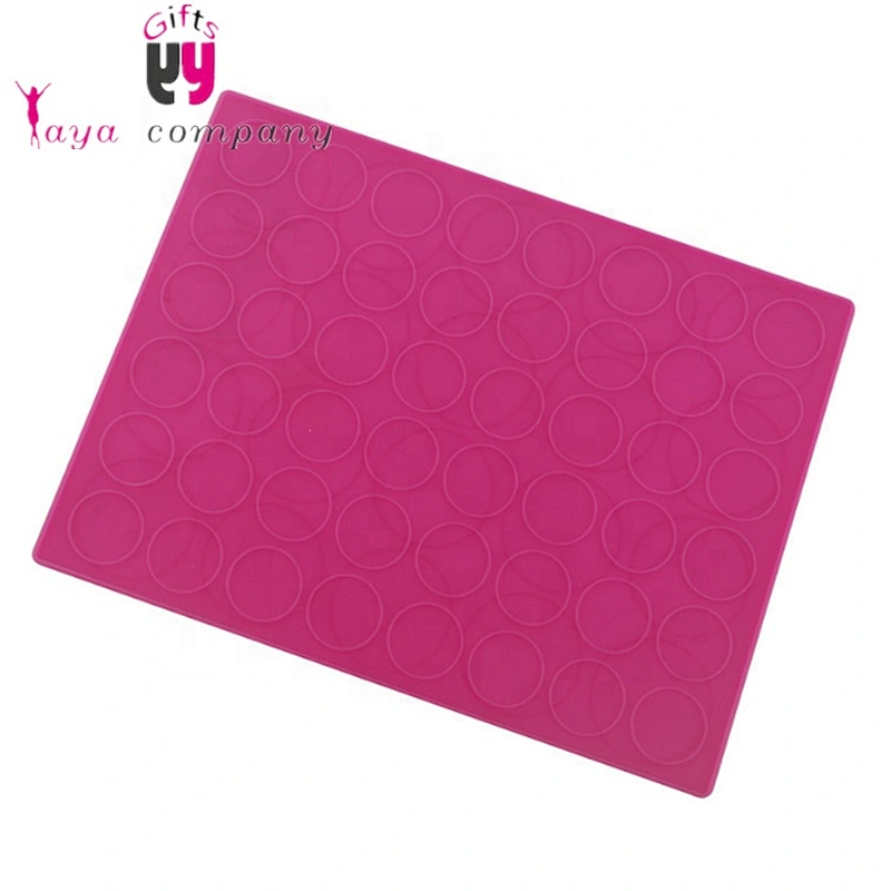 On Sale Macaron Rectangular Shape Non Stick Silicon Baking Mat