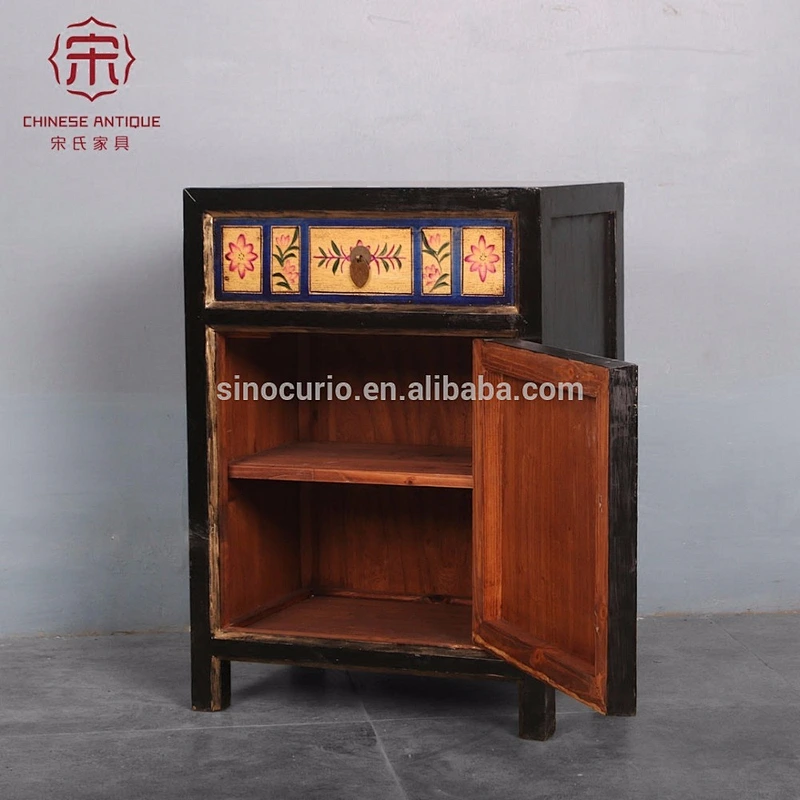 wholesale furniture china chinese antique furniture painted nightstand