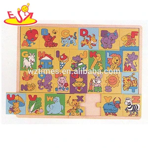 wholesale educational kids wooden cognition puzzle funny wooden cognition puzzle W14C219