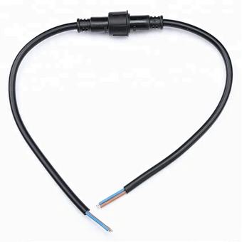 IP68 Waterproof Circular M18 2-6pin Poles Male Female Cable Connector for Lighting Project LED Light