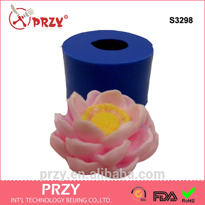 S3298 3d Magnolia flower silicone mold for soap Magnolia flower candles mould molds
