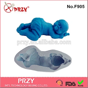 F905 silicone cake decorative baby fondant mold factory price for sale