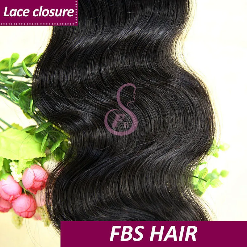 Alibaba express brazilian human virgin true glory hair body wave closure with wholesale price