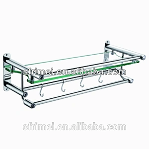 KL-HF-8842A Multi-Functional Towel Rack Wall Mounted Coat Rack Shelf
