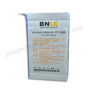 High quality 25kg stand up white kraft paper cement packaging bag for gypsum powder,mortar